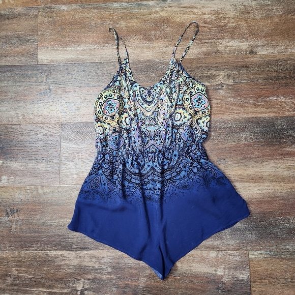 Victoria's Secret Beach Romper Shorts Jumpsuit Womens W/ Pockets Size Small - Picture 5 of 6